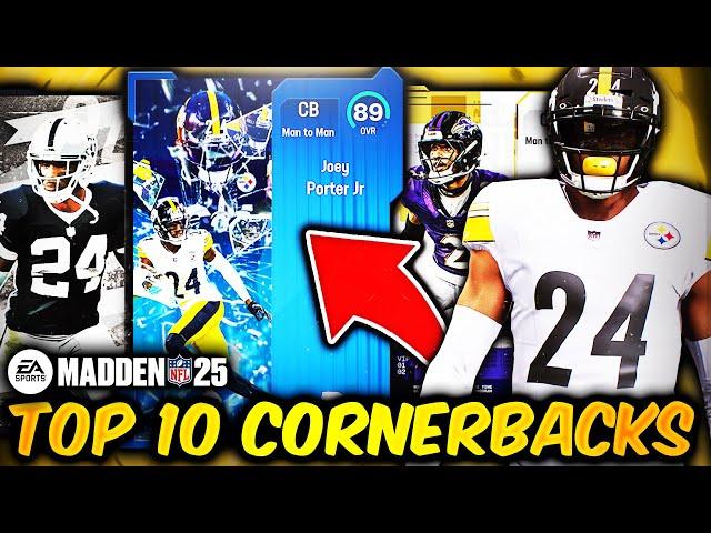 Top 10 Cornerbacks in Madden 25 Ultimate Team! Best CBs You Need Right Now!