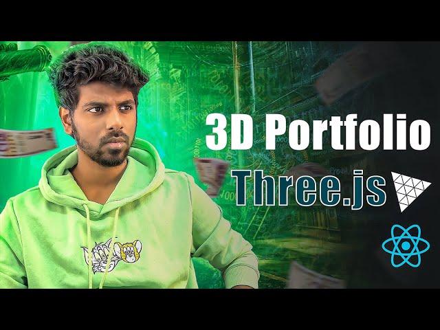 Build an Amazing 3D Developer Portfolio in React with Three.js  - in Tamil | Anton Francis Jeejo