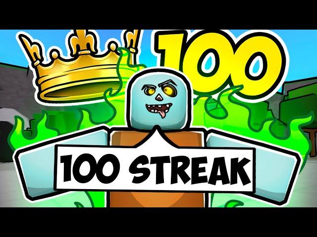 I Got a 100 KILL STREAK in The Strongest Battlegrounds..