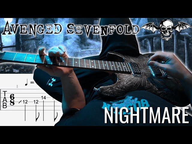 Avenged Sevenfold – Nightmare POV Guitar Cover | With SCREEN TABS