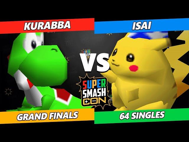 SSC 2023 GRAND FINALS - Isai (Pikachu) Vs. Kurabba (Yoshi) Smash 64 - SSB64