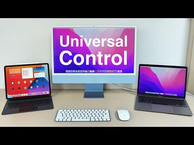 How to Use Universal Control