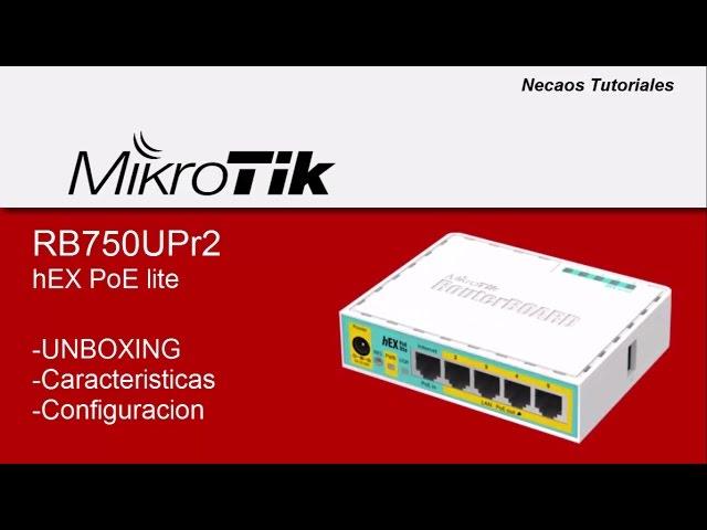 hEX PoE lite - Mikrotik Routerboard