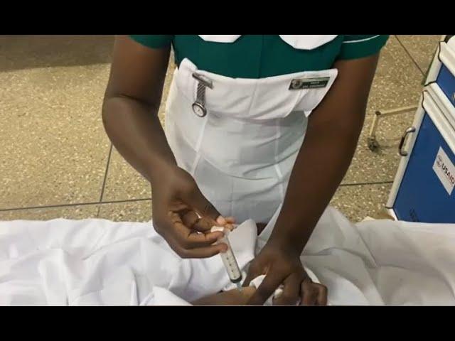 Administering intramuscular (IM)  injection @nursing @nursingart247