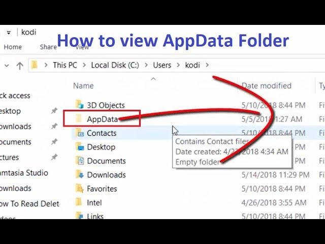 AppData Folder not found ||How to Find AppData Folder in Windows 10 ||AppData Folder Location