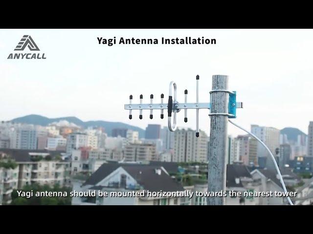 How to Install a  Home Cell Phone Signal Booster - ANYCALL