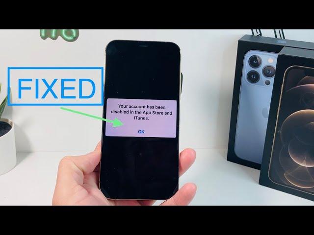 [FIXED] Your account has been disabled in the App Store and iTunes