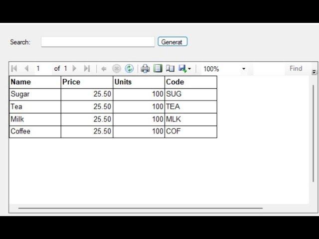 RDLC reports using SQL stored procedure data in C#