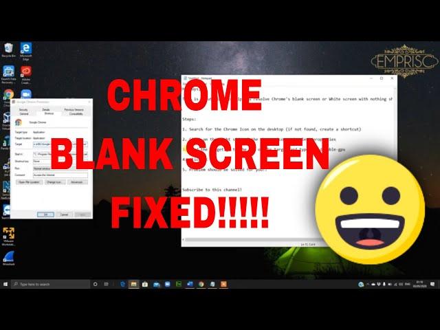 Quickly Fix Chrome Blank Screen On ComputerBlank White Screen 2020