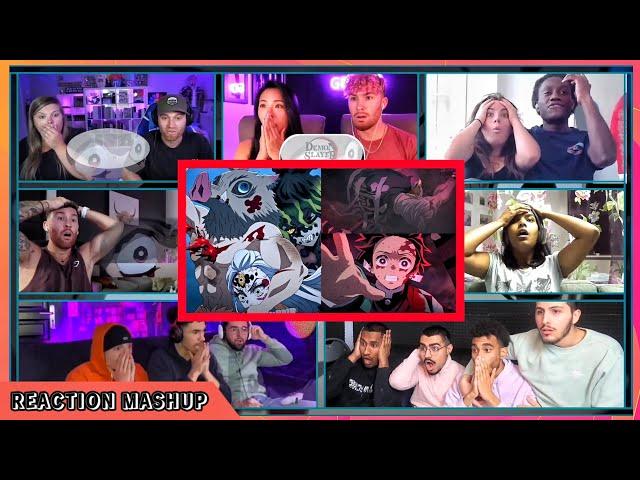 Inosuke Gets Stabbed/Uzui Lost His Arm Reaction Mashup || Demon Slayer - Kimetsu no Yaiba Season 2