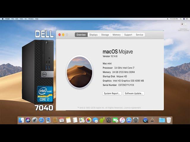 MacOS Mojave installation on Windows 2023