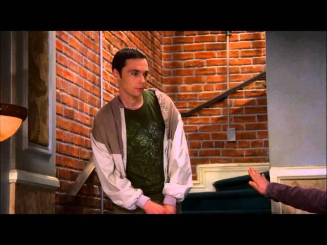 Sheldon tries to follow leonard to work (TBBT: 7X13 The Occupation Recalibration)