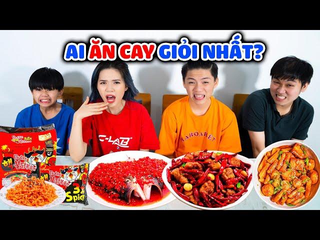 AI ĂN CAY GIỎI NHẤT? NGƯỜI CUỐI CÙNG NGỪNG ĂN CAY THẮNG 1 TRIỆU | MÌ CAY, THANH CUA | SUNNY TRƯƠNG