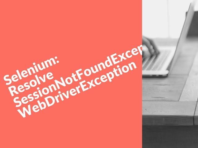 How to resolve common exceptions in Selenium