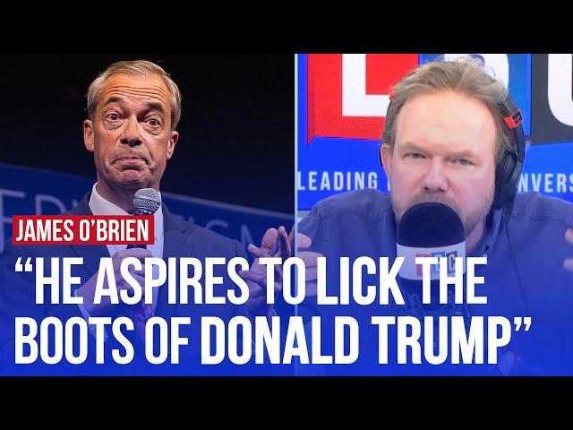 Nigel Farage refuses to stand at election - James O'Brien reacts | LBC