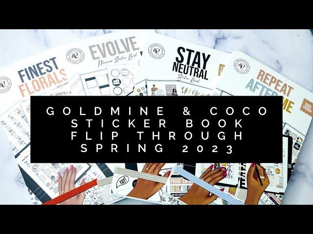 Goldmine & Coco Sticker Book Flip Through