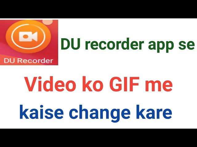 Video ko GIF me kaise change kare #standardtech