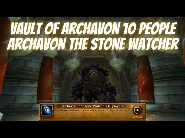 Archavon the Stone Watcher Vault of Archavon 10 World of Warcraft Wrath of the Lich King