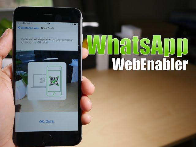 Cydia Tweak: WhatsApp Web on the iPhone