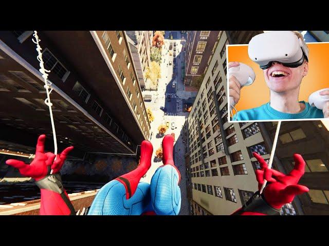 This Spider-Man VR Game is AMAZING! (Oculus Meta Quest 2)