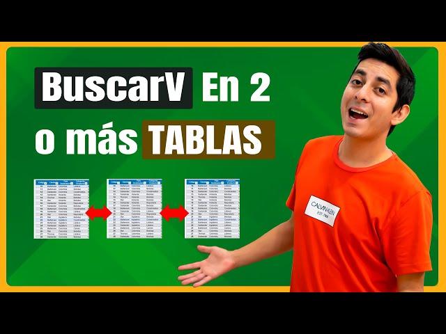 Buscar en HOJAS y TABLAS diferentes utilizando la función BuscarV de Excel