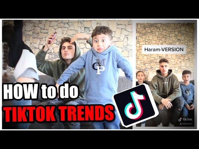 TEACHING my FAMILY how to do TIKTOK TRENDS | Tutorial | JamooTv