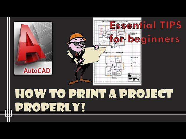 Autocad - How to print properly (Scale the paper)