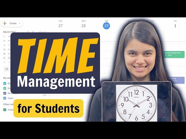 How to make the Best Time Table? | Time Management for Students