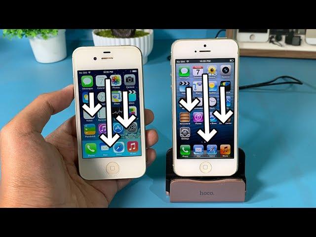 NEW How to Downgrade iPhone 4s/5 into Any Older iOS