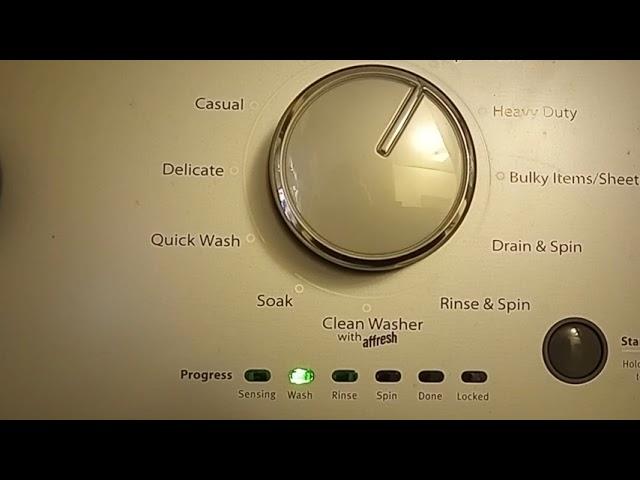 THE WHIRLPOOL WTW4816 WASHER MOVIE 22- SUPER WASH CYCLE