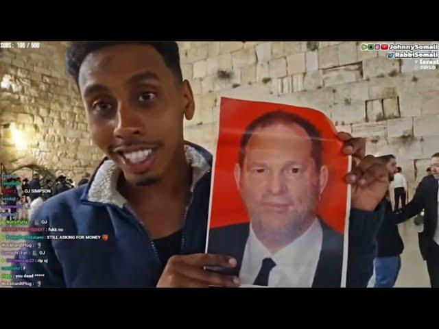 Controversial Livestreamer Johnny Somali Gets Detained By Police in Israel for "Inciting Riot"