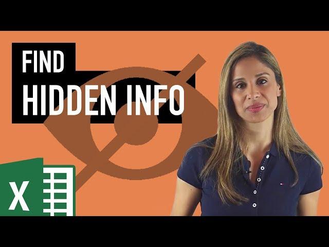 How to Remove Hidden Data and Personal Information from Excel Workbooks