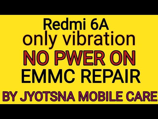 Mi 6a Dead solution |Mi 6a dead Only Vibrate |Mi dead Mobile repair | Mi 6a EMMC Repair