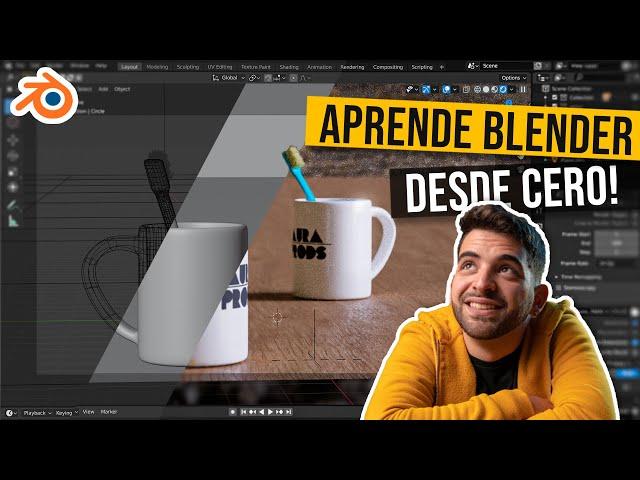 LA GUÍA DEFINITIVA DE BLENDER! (Tutorial completo en Español) | Desde cero! 2.91 3.0