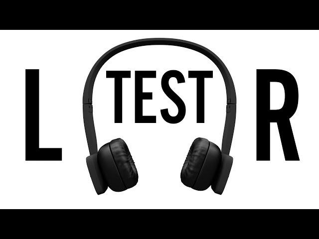 Headphones Test: Music left, right, center