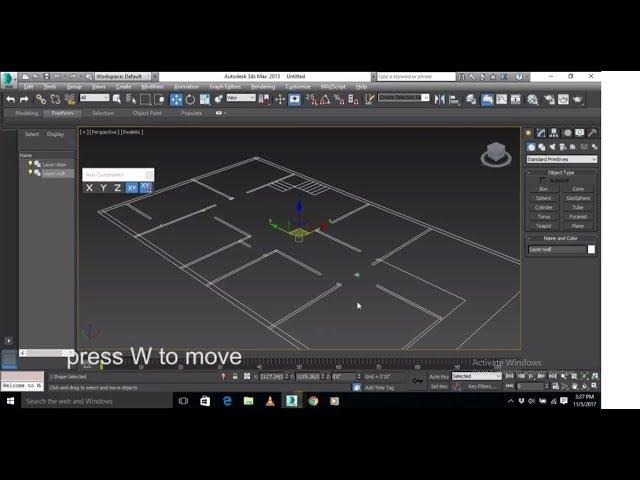 how to import autocad file in 3ds max