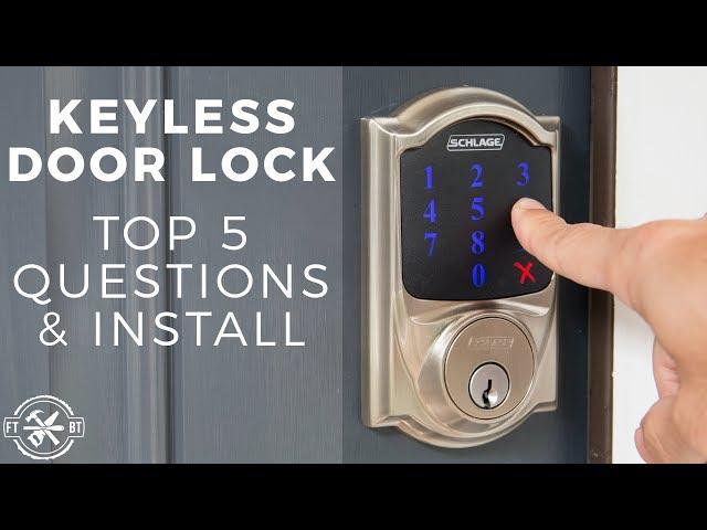 Keyless Door Lock Install & Top 5 Questions | Schlage Connect