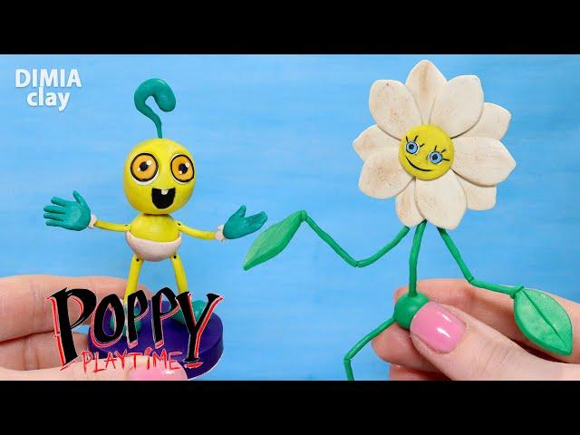 Baby Long Legs and Daisy  Poppy Playtime with Clay ► Dimia clay Tutorial