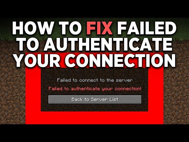 How to fix failed to authenticate your connection Minecraft Hypixel!