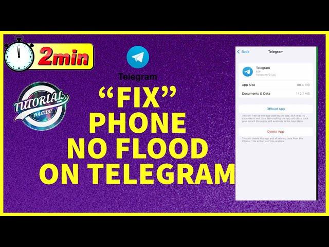 How to Fix Phone No Flood on Telegram | Telegram Issue Solved(2022)