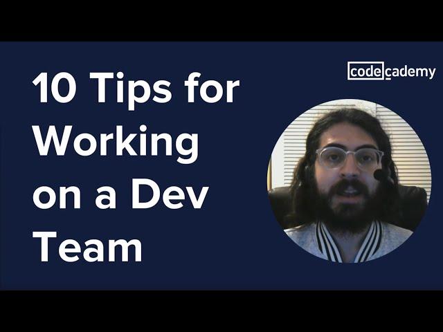 10 tips for working on a dev team