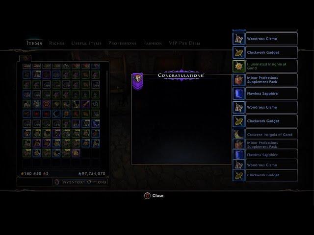 Neverwinter Wondrous Gond Pack Test #3