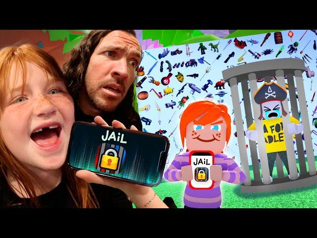 A FOR ADLEY FREE ADMiN ROBLOX SERVER!! dad niko & adley find all the hacks in new game! G for Gaming