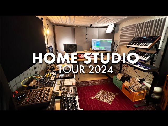 A beat makers basement! - 2024 full studio tour