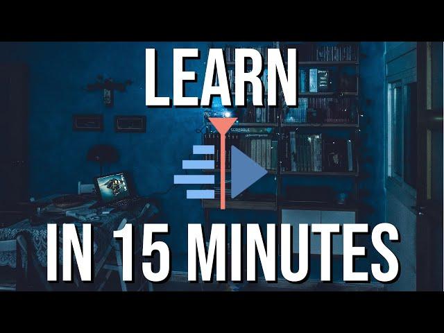 LEARN KDENLIVE IN 15 MINUTES ~ Basic Video Editing Tutorial for Beginners