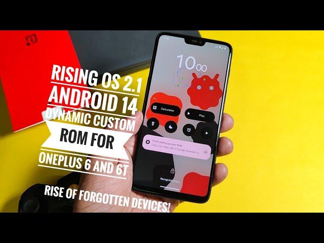 oneplus 6 and 6t android 14 custom rom rising os 2.1 : The rise of new dynamic custom rom