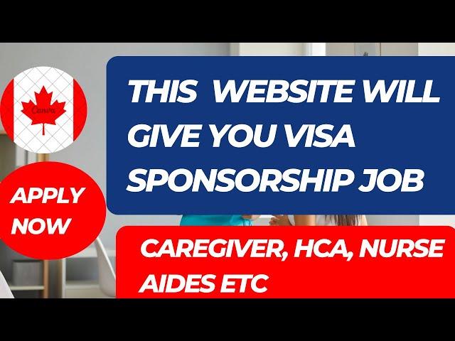 This website will give you visa Sponsorship jobs in Canada, UK & USA | Go check it out Now