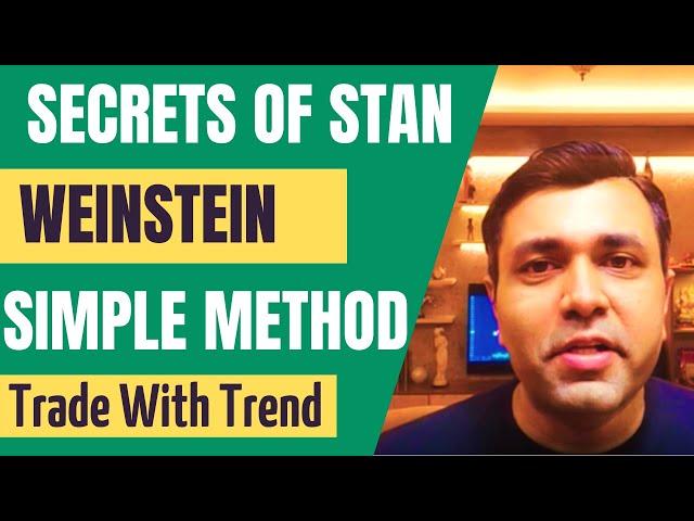 STAN WEINSTEIN Trading Method (WEEKLY TIME Frame Strategy) 