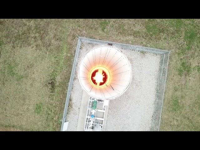 Belpre, Ohio Marine Combuster drone video