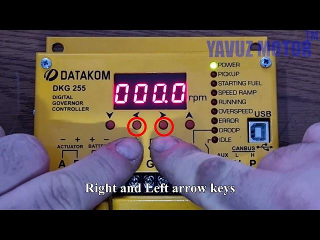 Datakom DKG-255 Parameter Input Digital Generator Control Card